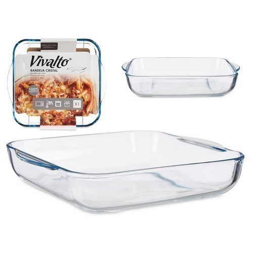 FUENTE HORNO VIVALTO 32CMS CUADRADA